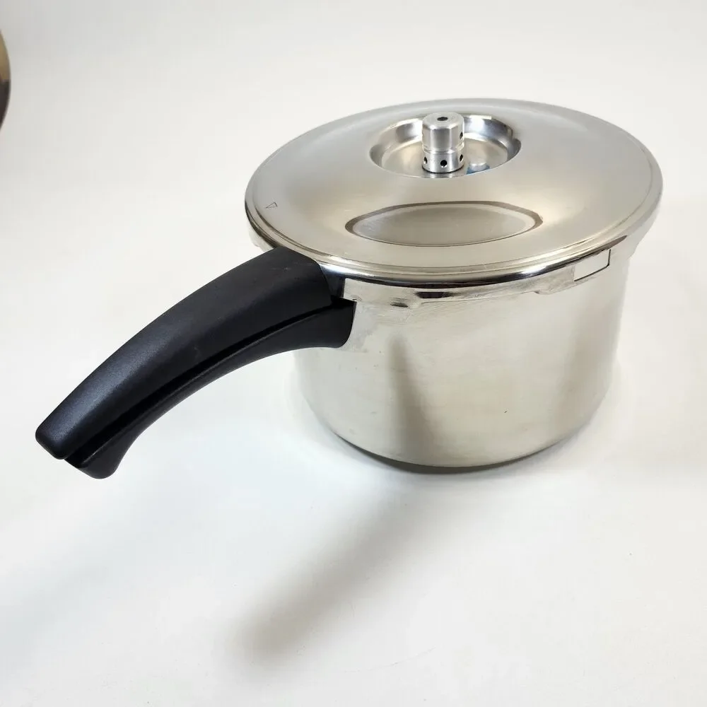Kuhn Rikon Pressure Cooker Duromatic 5L Stainless 18/10 Swiss Switzerland 30352